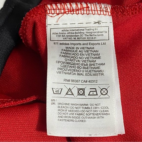 ADIDAS Hawks Climacool full zip vented jacket 2 pockets 100% polyester M - Picture 8 of 11